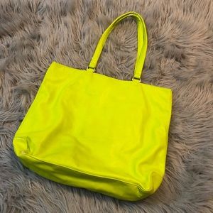 Bright tote purse